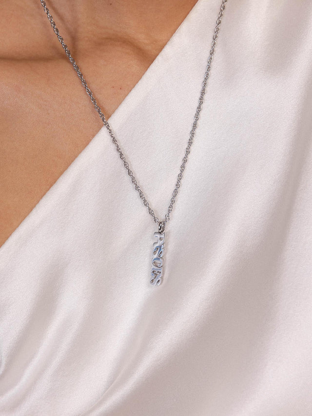 Pisces Letter Charm