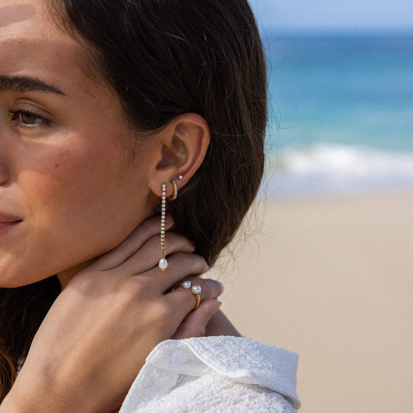 Shimmering Pearl Oorbellen