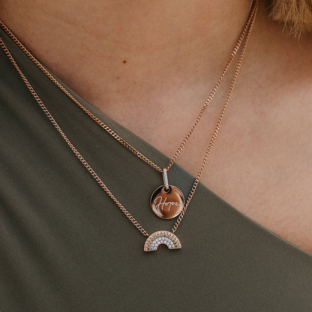 Rainbow Love Necklace