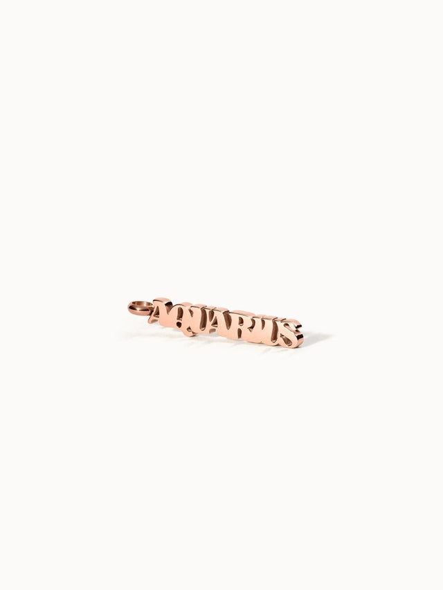 Aquarius Letter Charm - INT PURELEI
