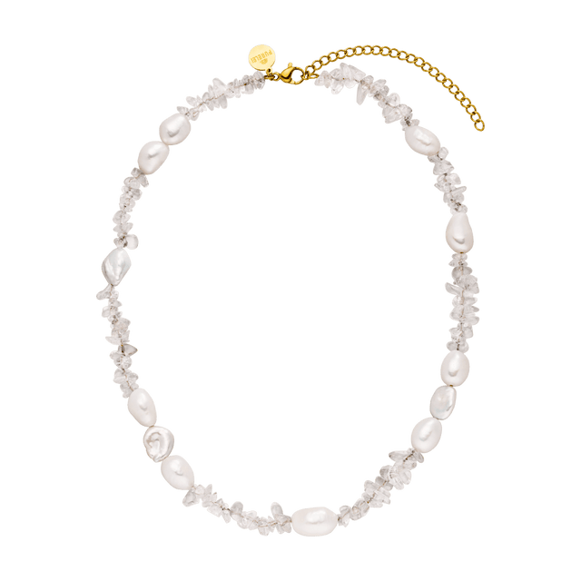 Crystal Wave Necklace - INT PURELEI