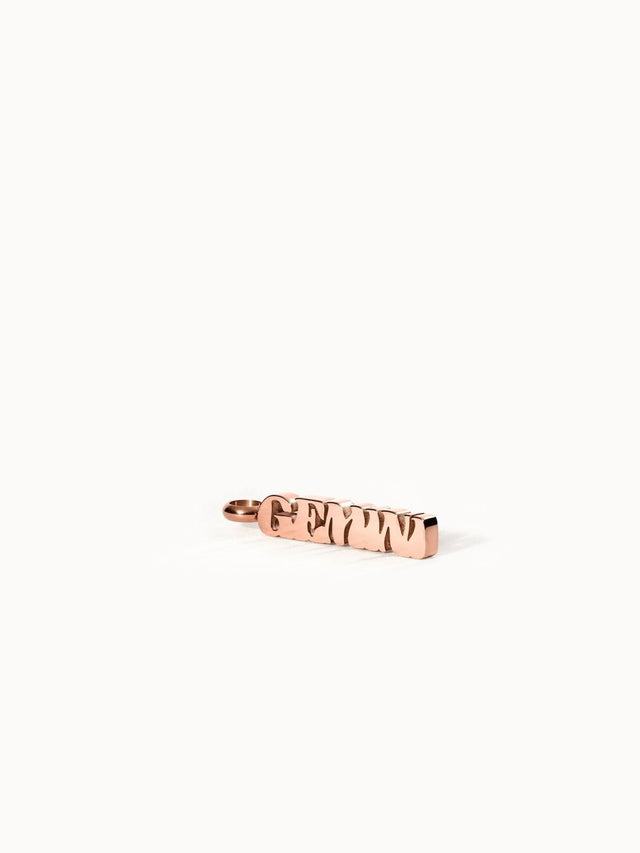 Gemini Letter Charm - INT PURELEI