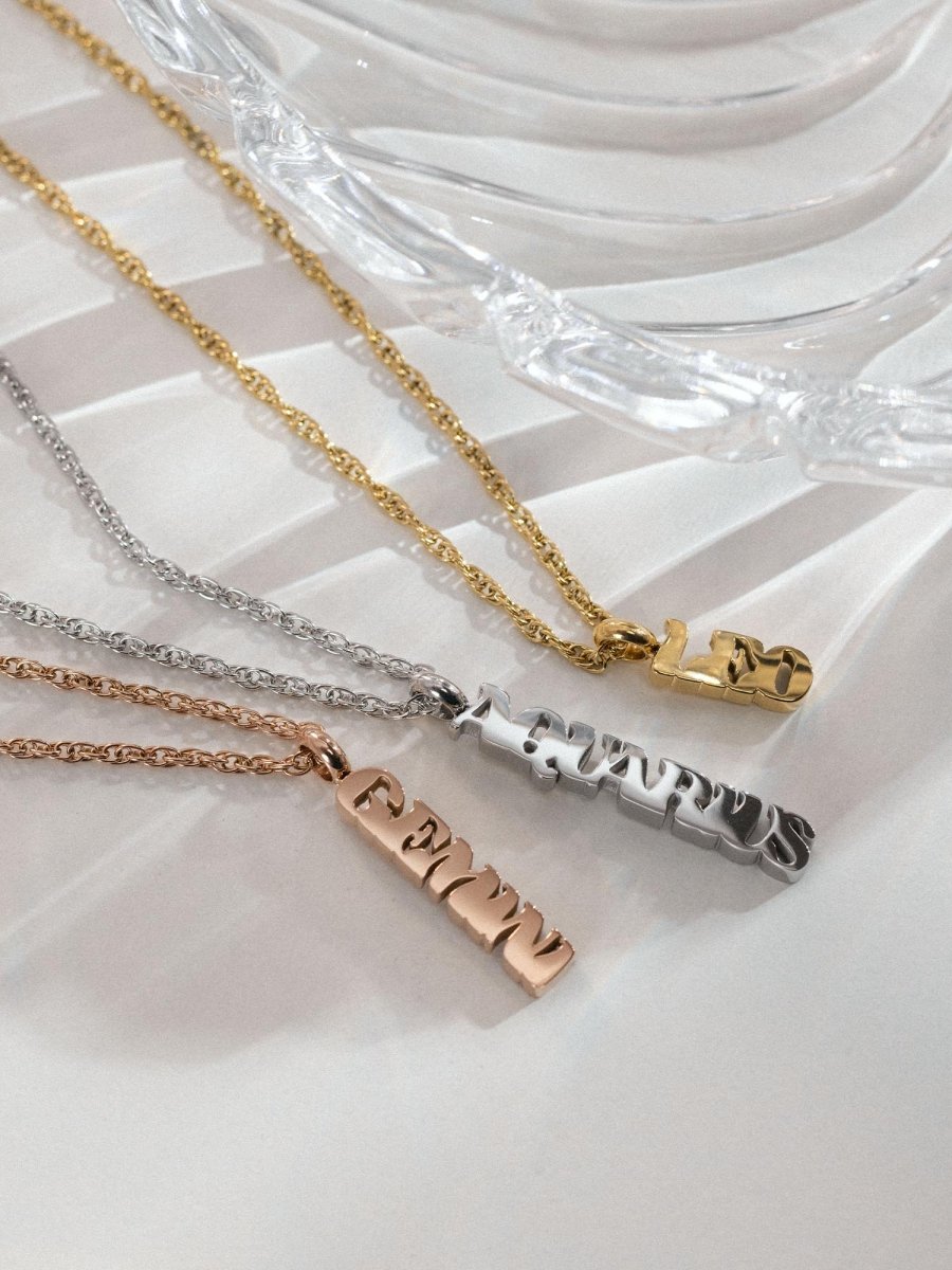 Gemini Letter Charm - INT PURELEI