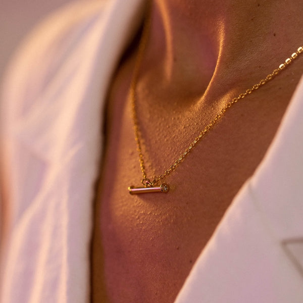 Glitter Toggle Necklace - INT PURELEI