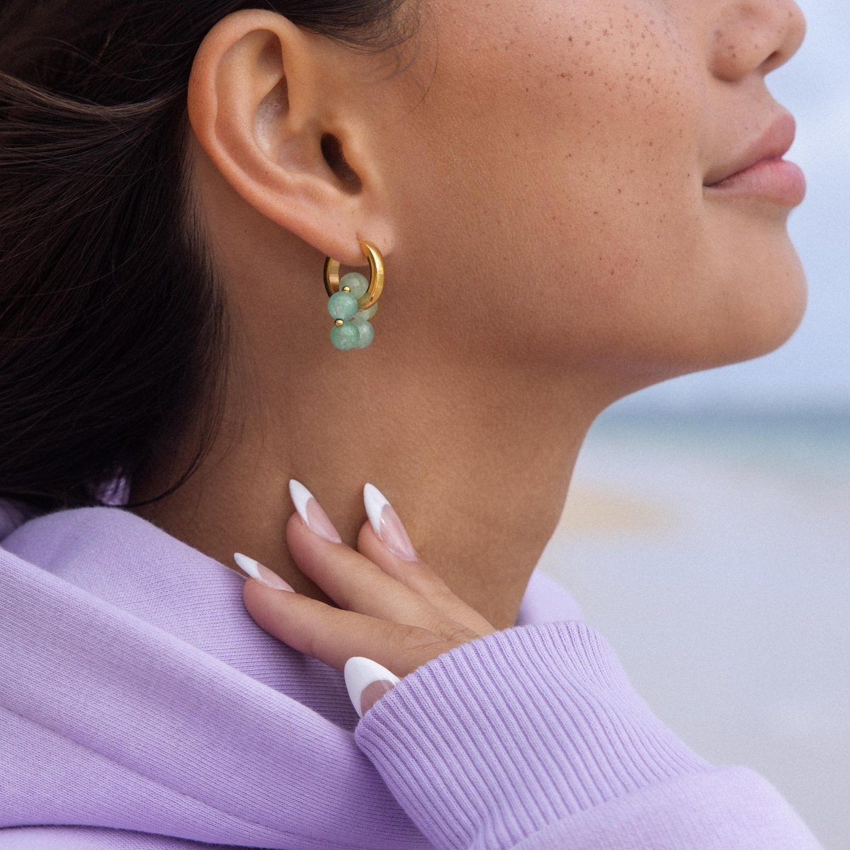 Jade Flower Charm - INT PURELEI