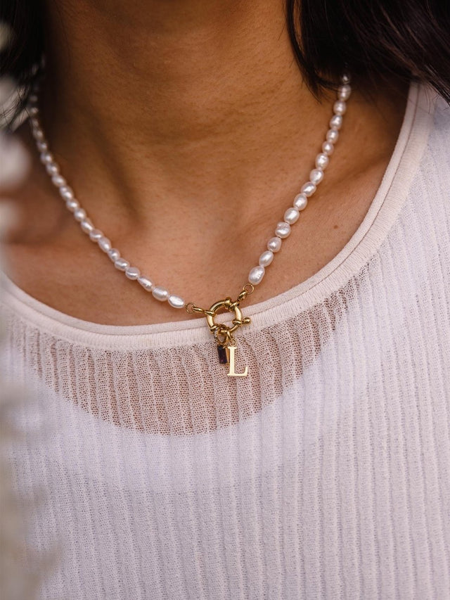 Pearl Charm Necklace - INT PURELEI