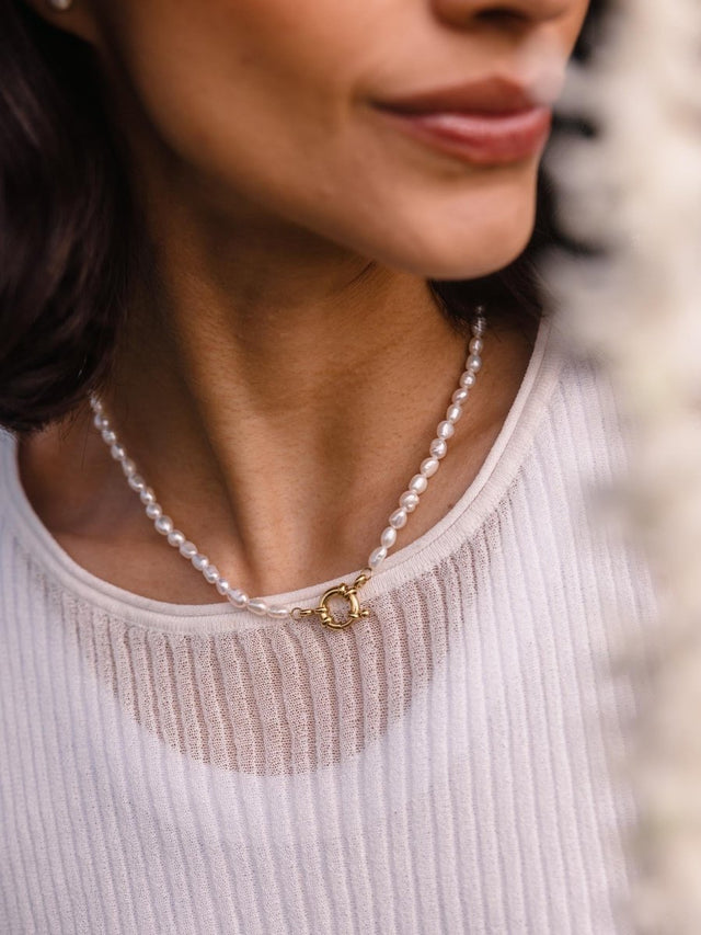 Pearl Charm Necklace - INT PURELEI