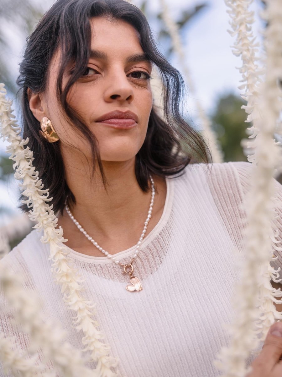 Pearl Charm Necklace - INT PURELEI