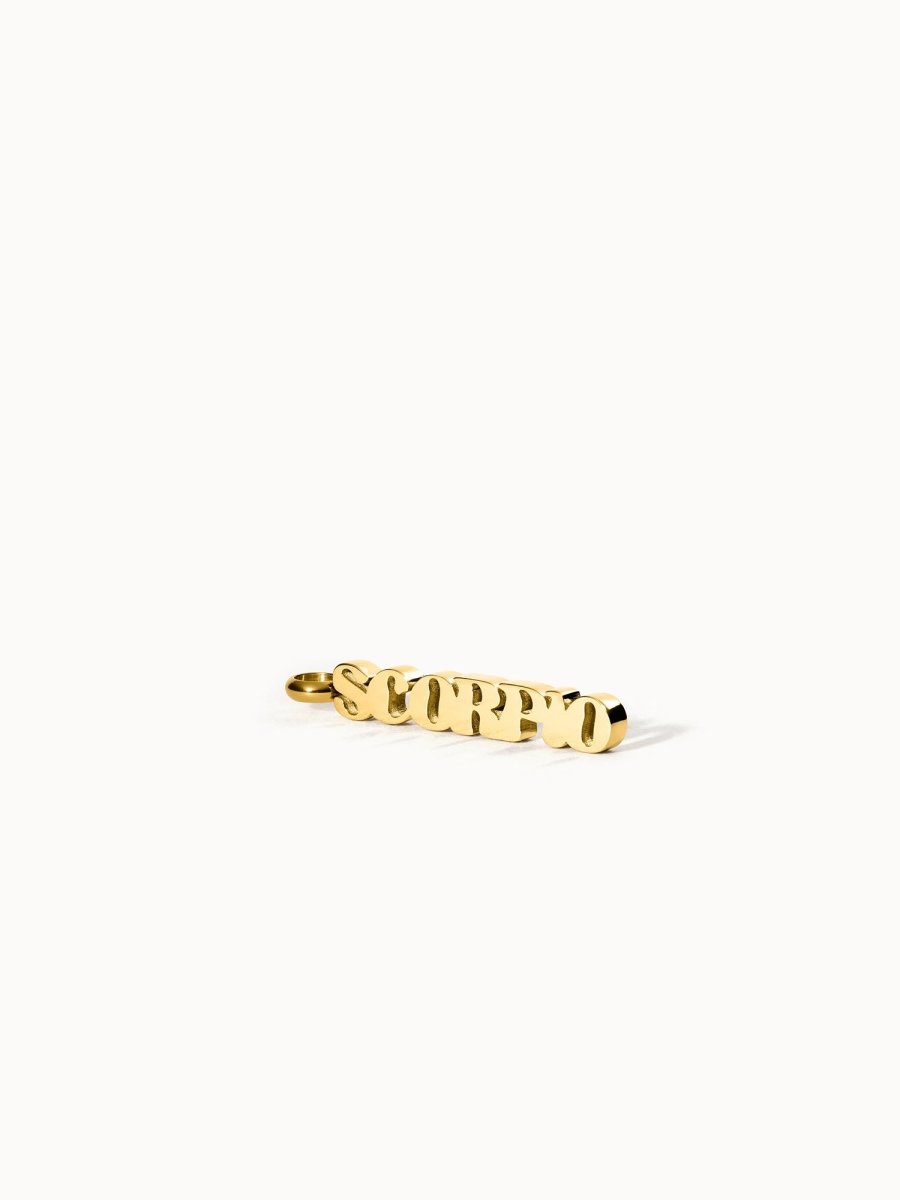 Scorpio Letter Charm - INT PURELEI