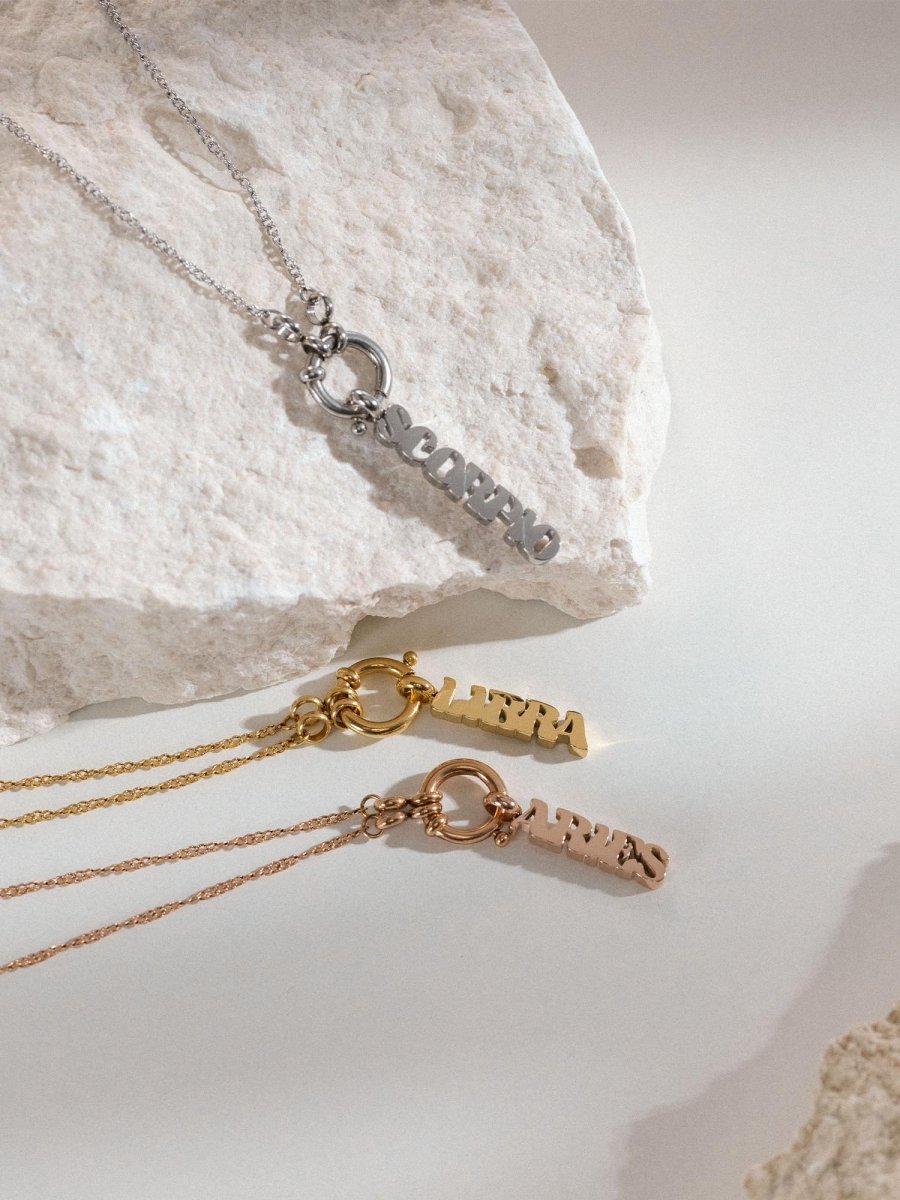 Scorpio Letter Charm - INT PURELEI