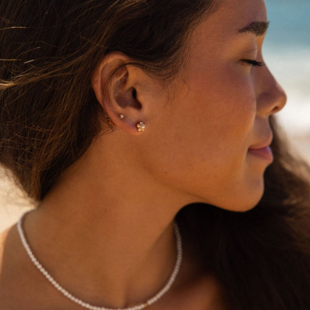 Shiny Bloom Earring - INT PURELEI