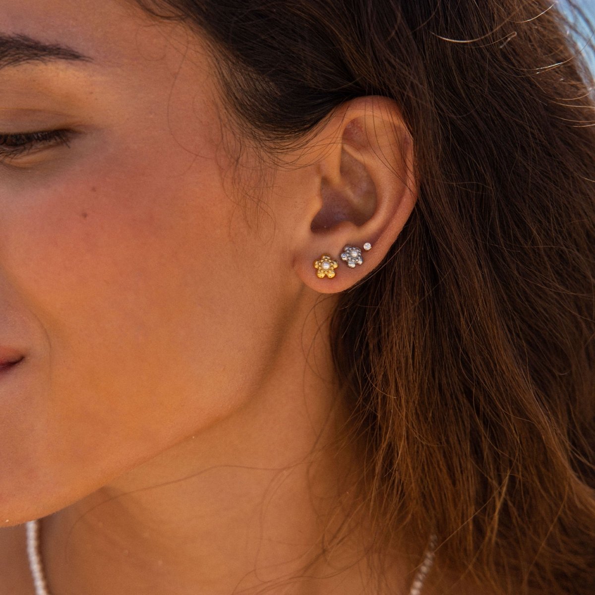 Shiny Bloom Earring - INT PURELEI