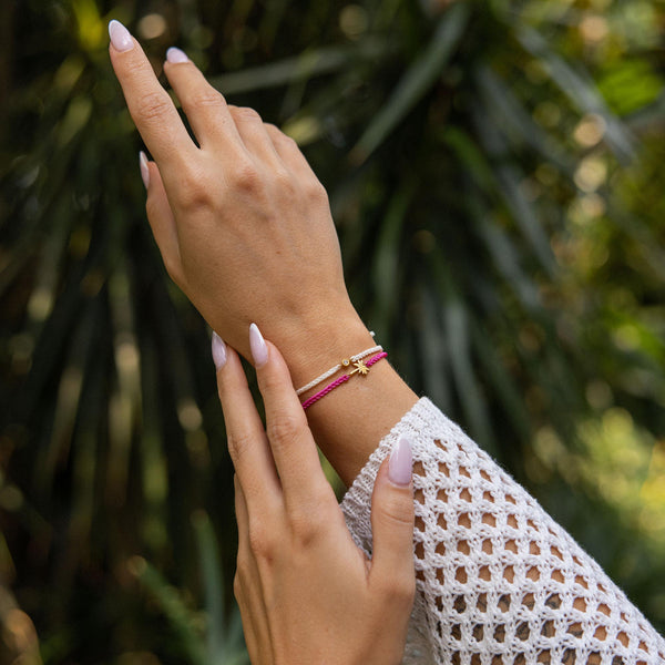 Set Bracelets Pink Island