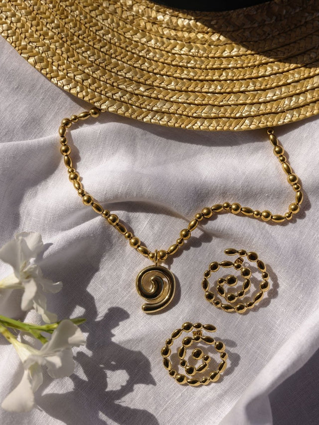 Swirl Earrings - INT PURELEI