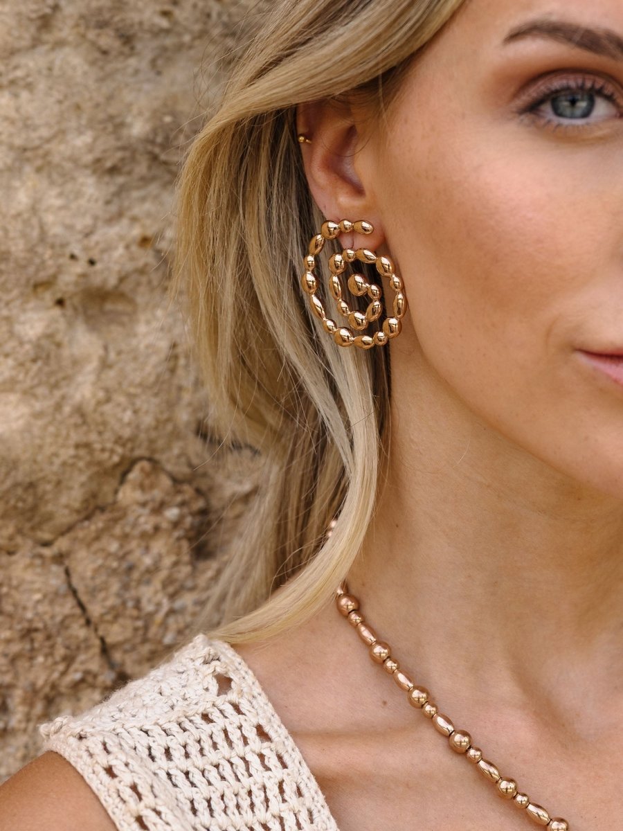 Swirl Earrings - INT PURELEI
