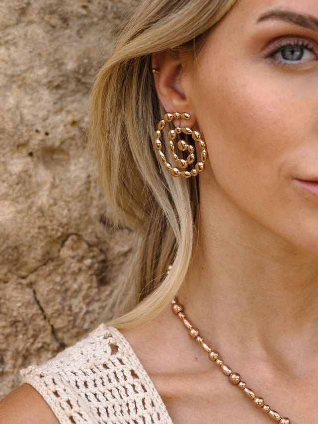 Swirl Earrings - INT PURELEI