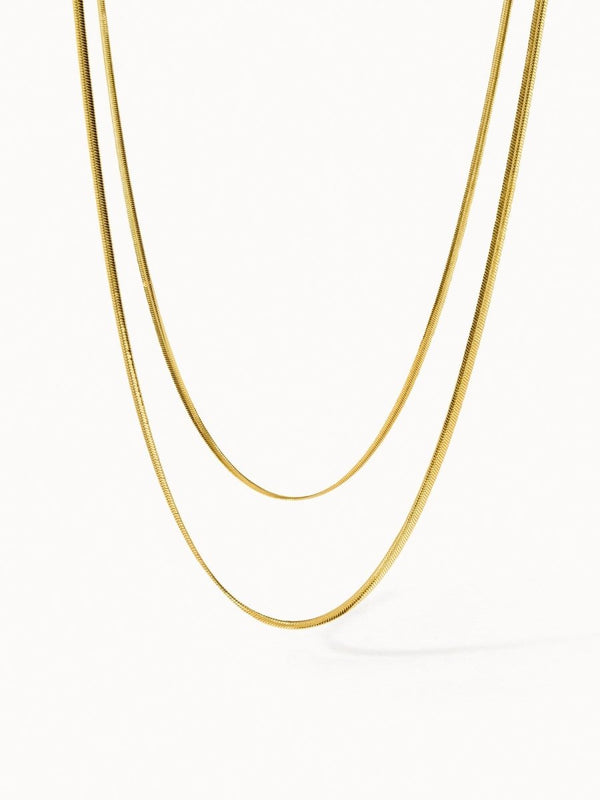 Two Layers Necklace - INT PURELEI